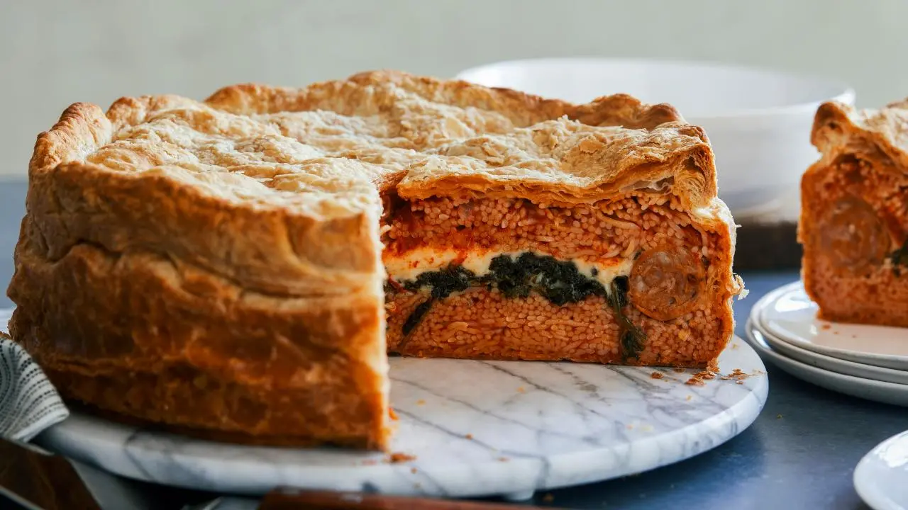 Puff Pastry Pasta Pie