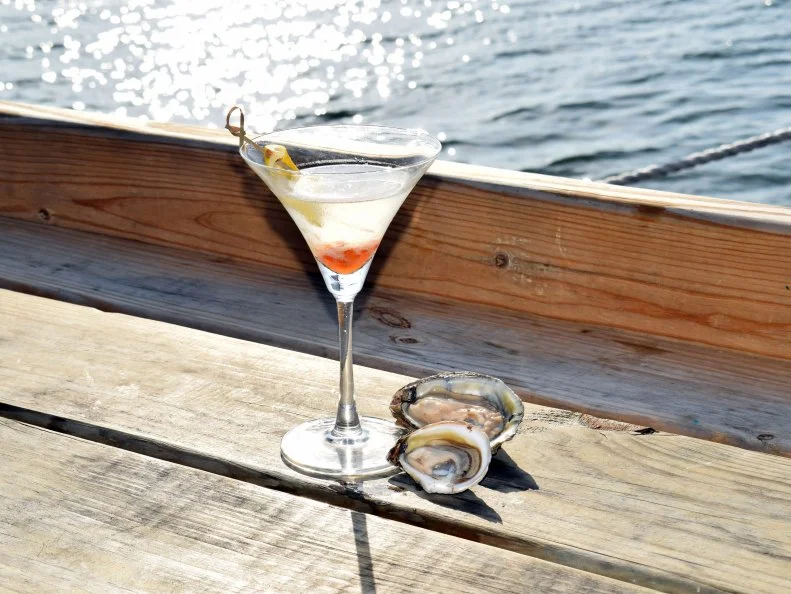 Roasting oysters or slurping ‘em on the half shell are South Carolina rites. There are literally dozens of oyster hotspots up and down the coast. But Hudson’s Seafood House on the Docks on Hilton Head Island takes oyster eating one step further by leasing the waters within sight of the restaurant to harvest wild single and cluster oysters, as well as cultivate their own single selects.  With a shucker on duty daily, the restaurant shucks tasty bivalves to order, serving them with cocktail sauce, horseradish or a champagne-pink peppercorn mignonette. Pair a dozen with the Lowcountry Dirty Martini; it swaps out the olive juice for oyster liquor in a glass garnished with splash of salmon roe.