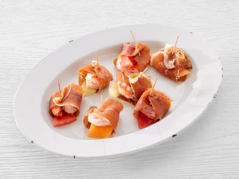 Prosciutto-Wrapped Shrimp and Melon