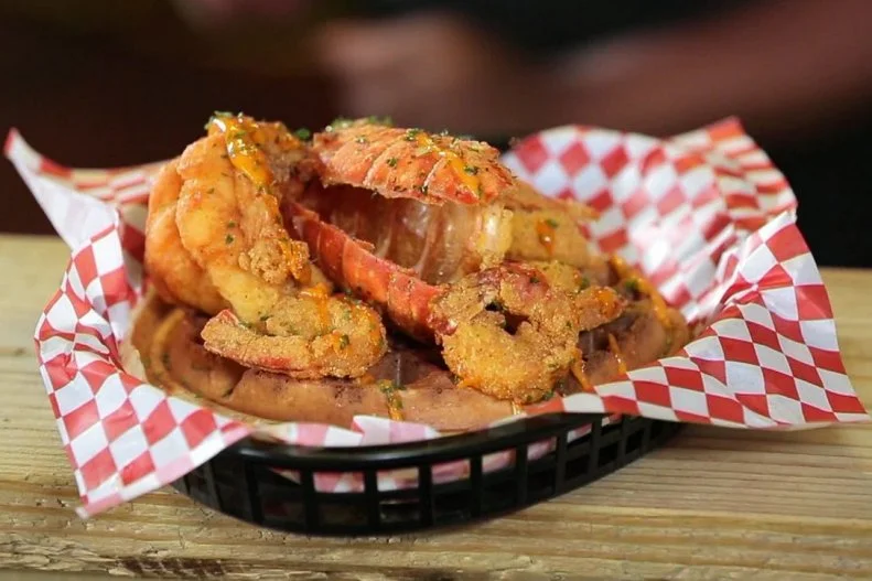 fried lobster
