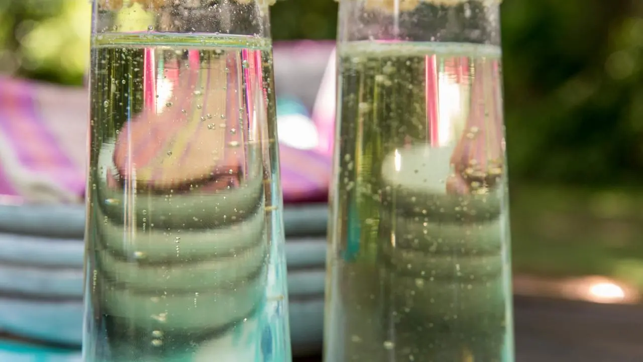 Campfire Champagne Cocktail