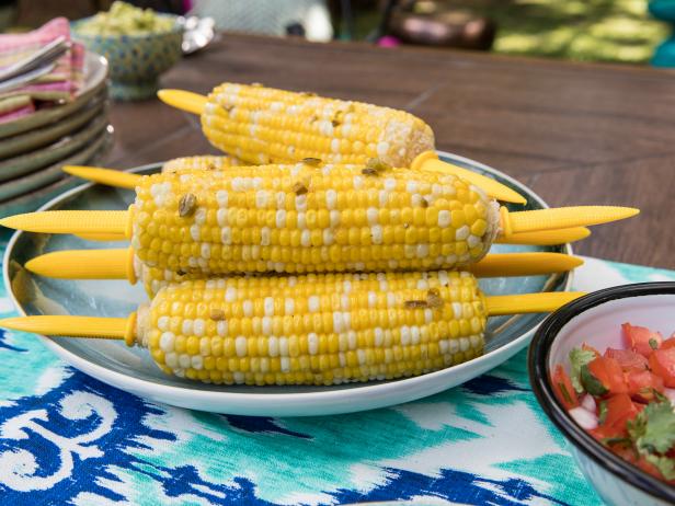 Grilled Corn with Roasted Jalapeno Butter