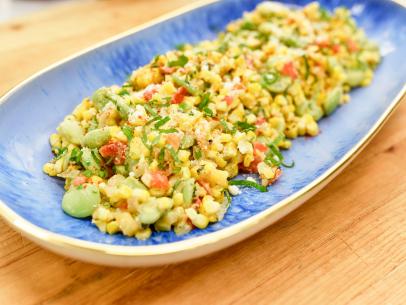 A summer vegetable succotash, as seen on Food Network's The Kitchen.