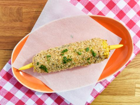 Chipotle Mayo with Oregano-Panko Grilled Corn