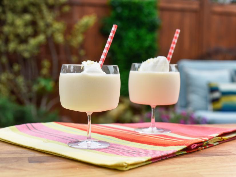 A creamy Frozen Vanilla Lemonade, as seen on Food Network's The Kitchen.