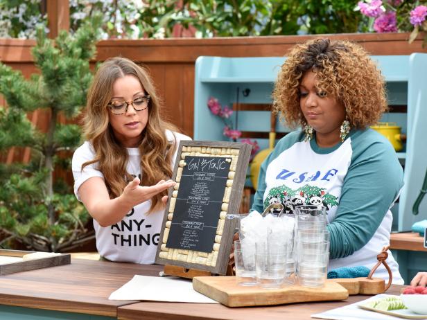 Marcella Valladolid shows us how to make a DIY gin and tonic bar menu, as seen on Food Network's The Kitchen.