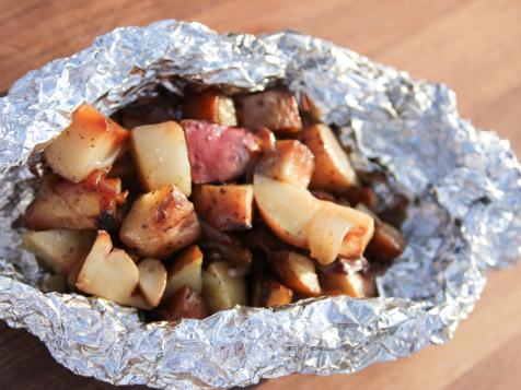 Grilled Taters with Onion and Garlic
