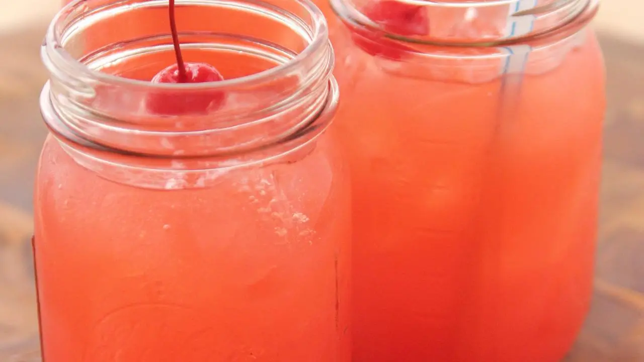 Strawberry-Cherry Lemon Limeade