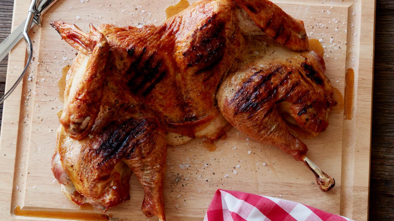 Spatchcocked Grilled Turkey