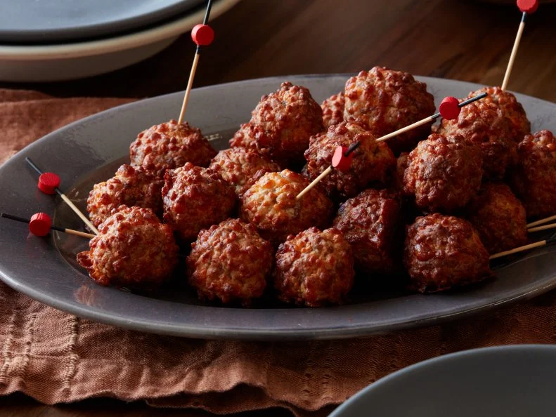 Food Network Kitchen’s Spicy Sausage Balls.
