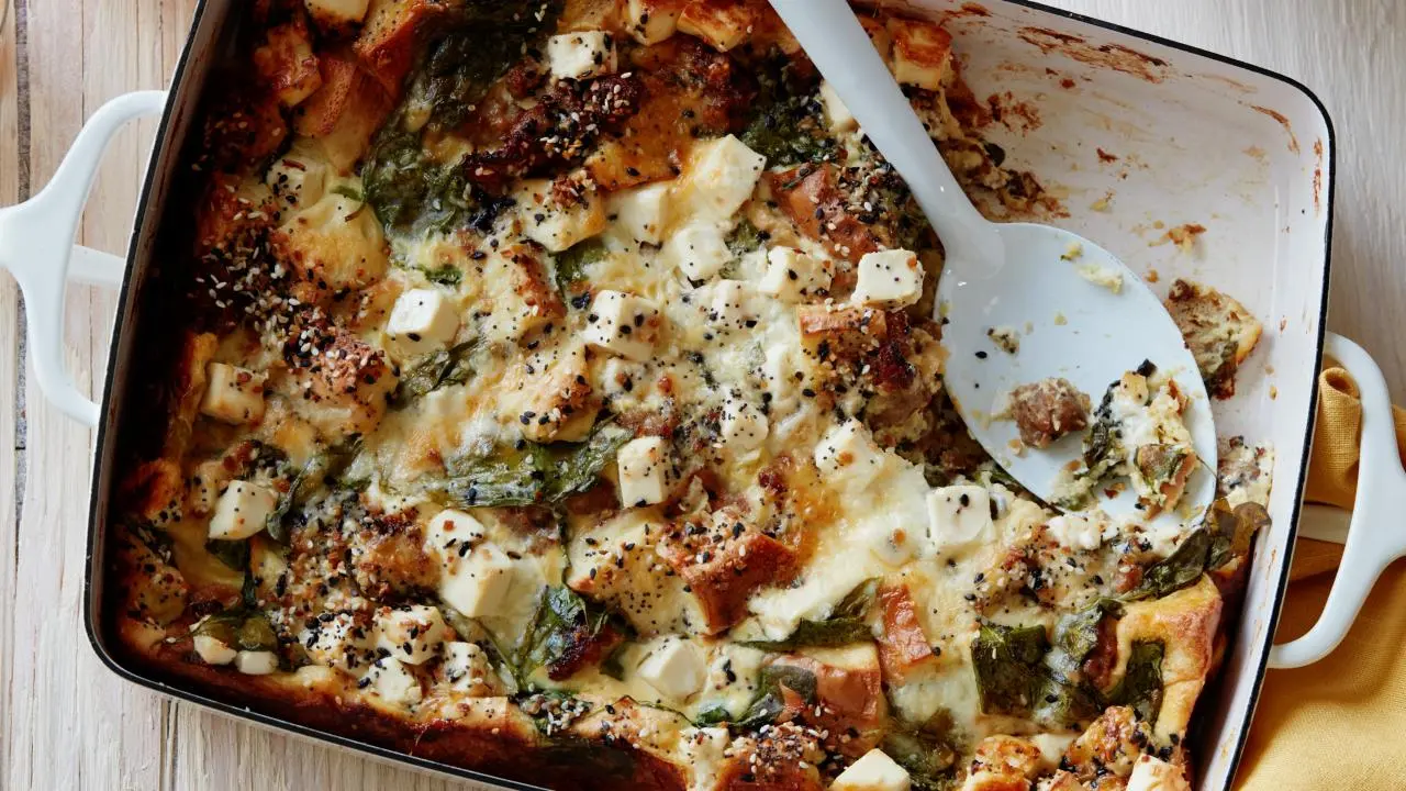 Bagel Breakfast Casserole