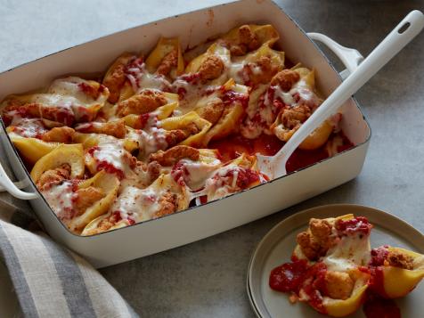 Chicken Parmesan Stuffed Shells