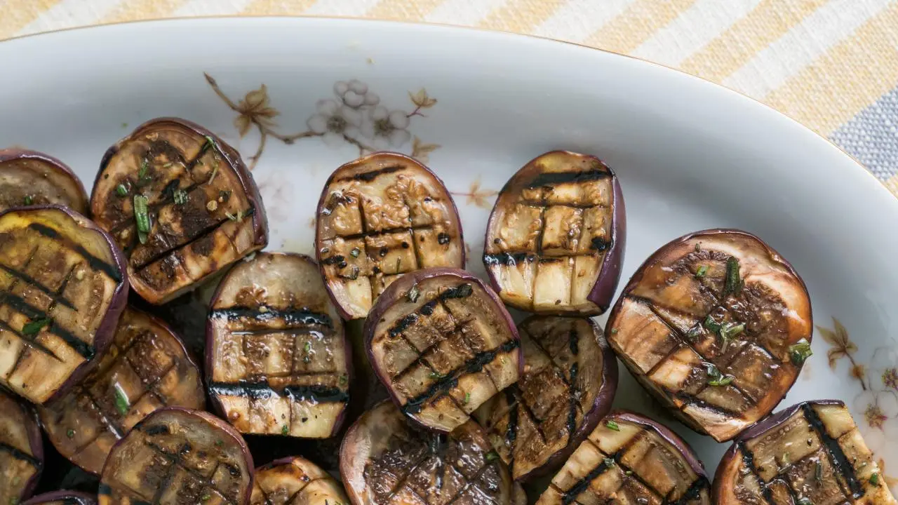 Grilled Baby Eggplant