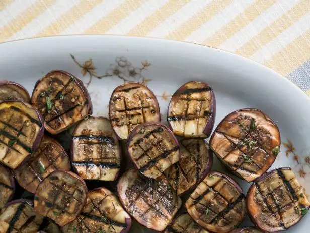 Grilled Baby Eggplant with Balsamic Glaze Recipe | Trisha Yearwood | Food Network