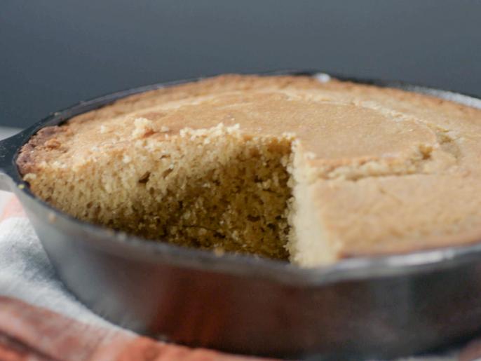 HoneyButtermilk Skillet Cornbread Recipe Damaris Phillips Food Network