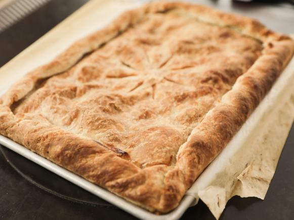 Peach Slab Pie Recipe Ree Drummond Food Network 2560