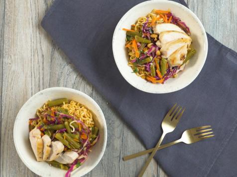 Chicken and Green Bean Noodle Bowl