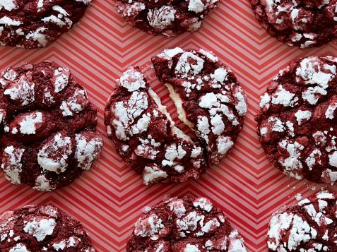 Cheesecake-Stuffed Red Velvet Cookies