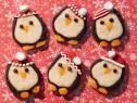 Food Network Kitchen’s Penguin Slice and Bake Cookies.