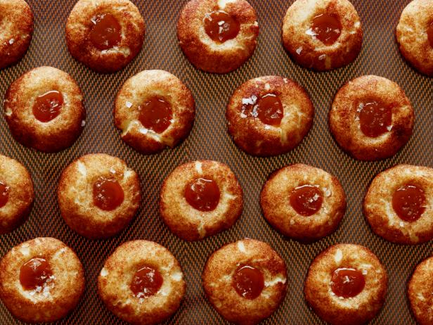 Food Network Kitchen’s Salted Caramel Snickerdoodle Thumbprint.