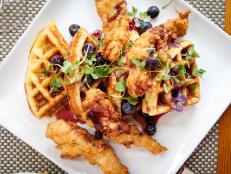 <p>Giada can't get enough of the "tender" shrimp and grits at this local restaurant specializing in low country, homestyle cooking. Topped with blue crab gravy, spicy sausage and a "perfectly cooked" poached egg, Giada called this Southern breakfast staple "stick-to-your-ribs good food."</p>