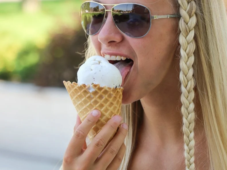 It can’t be definitively stated who invented cookies ‘n’ cream ice cream, but beloved flavor’s birthplace is celebrated at the state’s largest land-grant university on the I-29 corridor. The Dairy and Food Science Department at South Dakota State University in Brookings churns out approximately 7,000 gallons of cookies ‘n’ cream every year, which is equivalent to 112,000 scoops of ice cream bursting with chocolate-sandwich cookie chunks. When just a cone won’t do, loyal fans purchase half gallon containers from the SDSU Dairy Bar on campus and in nearly 30 stores around the state.