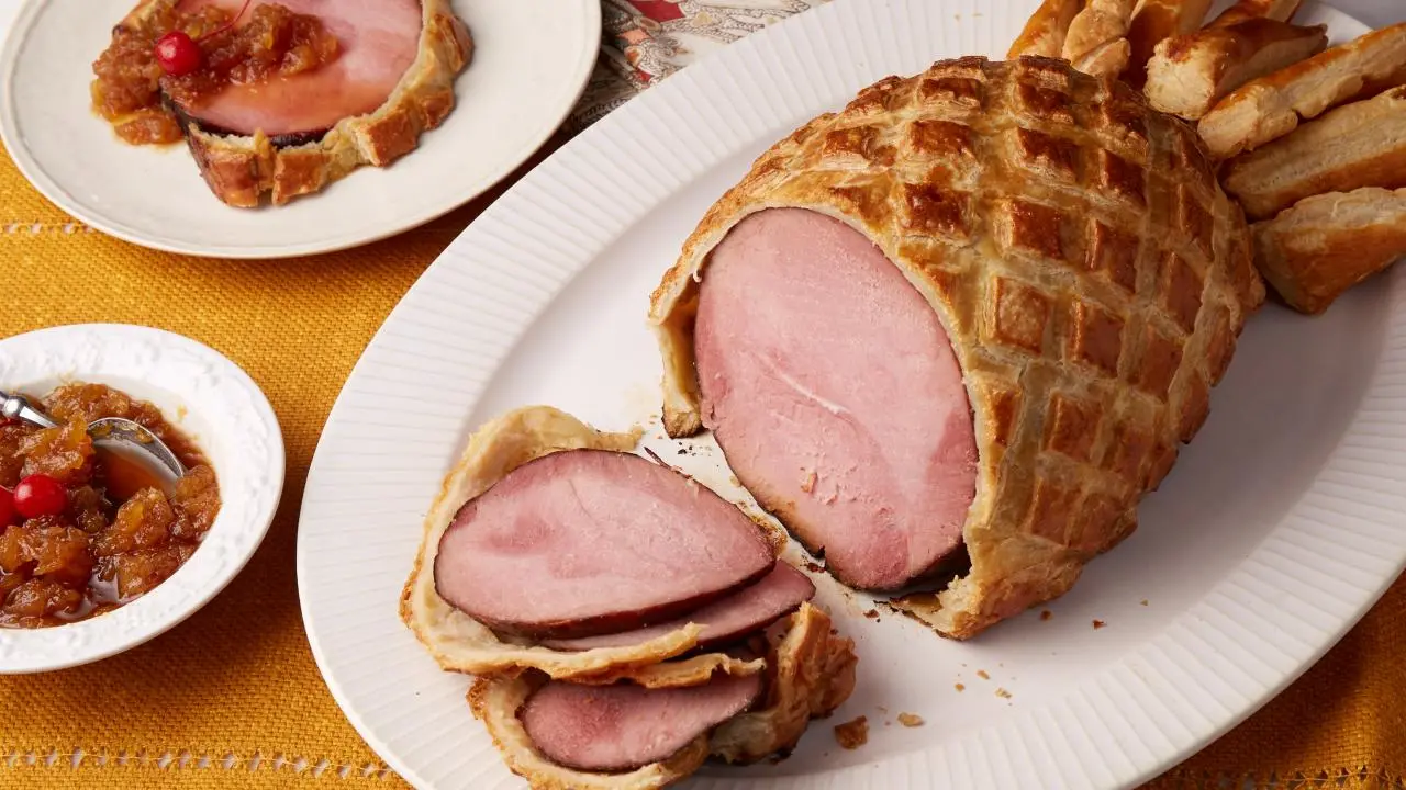 Christmas Ham Wrapped in Puff Pastry