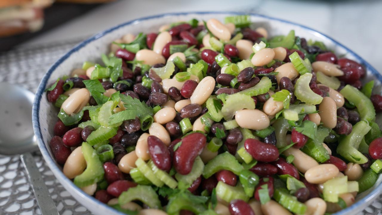 3-Bean Salad with Vinaigrette