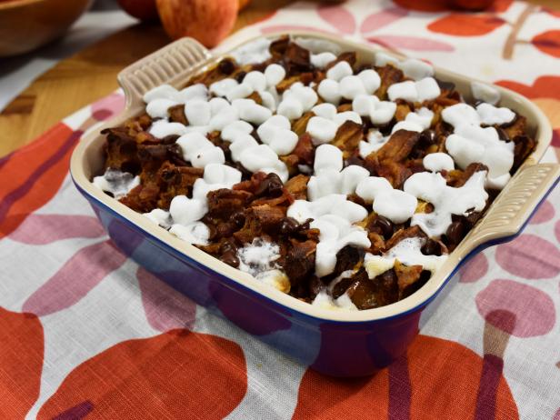 Sunny's Funky Monkey Waffle Pudding
