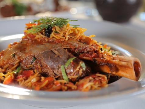 Braised Lamb Shanks with Qabili Palao Rice