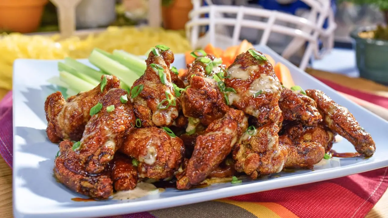 Molasses-Gochujang Wings with Alabama White Sauce