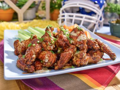 Eddie Jackson makes Molasses Gochujang Chicken Wings, as seen on Food Network's The Kitchen