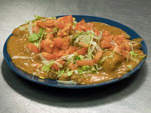 Mexican Hamburger from Chubby's, as seen on The Grill Dads, Season 1. . ..