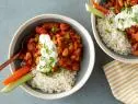 Eddie Jackson's Buffalo Chicken Chili recipe shot for Food Network, Game-Day Playbook Season 300.