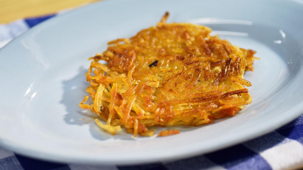 Crispy Golden Shredded Hash Browns - Happily Unprocessed