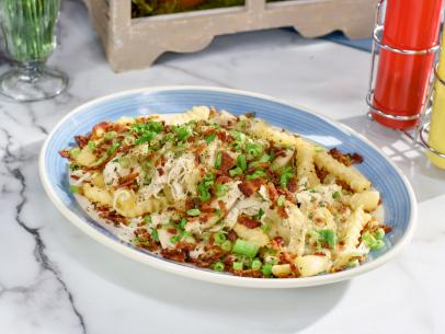 Sunny Anderson makes Loaded Disco Fries, as seen on Food Network's The Kitchen