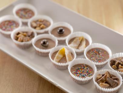 Close-up of Classic Chocolate Cups, as seen on The Pioneer Woman, Season 18.