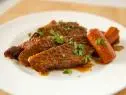Close-up of Brisket, as seen on The Pioneer Woman, Season 18.