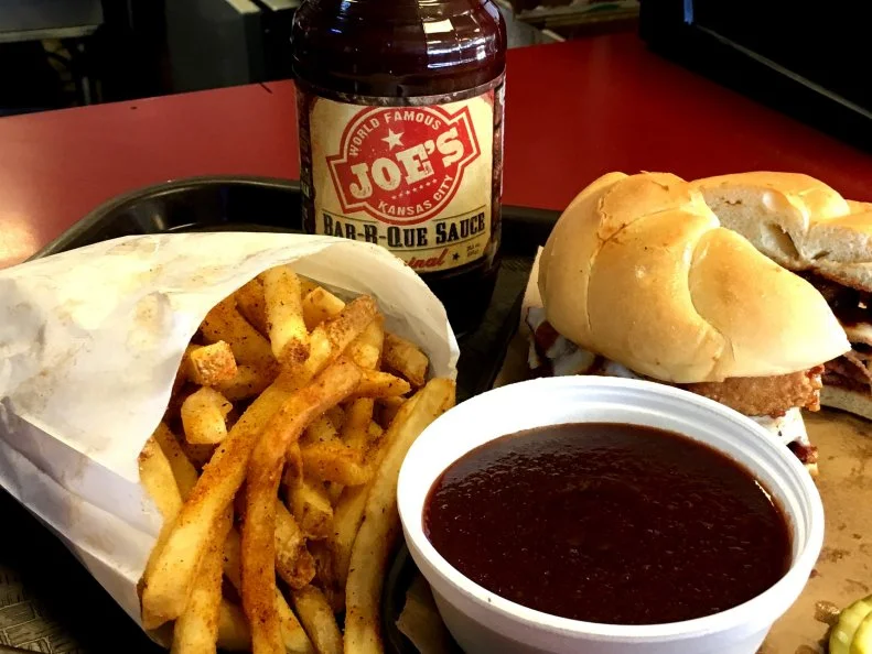 Kansas City is known for its eponymous style of barbecue, and award-winning local joint Joe’s Kansas City Bar-B-Que is usually at the top of the heap for its slow-smoked meats. While the barbecue is good enough to eat alone, a good sauce, like the original Joe’s Kansas City Bar-B-Que sauce, completes the KC ’cue experience. The recipe was developed by owners Jeff and Joy Stehney, who got their start on the competition barbecue circuit, where they’ve won more than 30 Grand Championships. Their classic Kansas City-style sauce features a tomato base sweetened with brown sugar and punched up with vinegar, garlic and a variety of peppers. The thick sauce is so popular that diners use it for dipping fries and onion rings, or to dunk bites of the infamous Z-Man beef brisket sandwich.