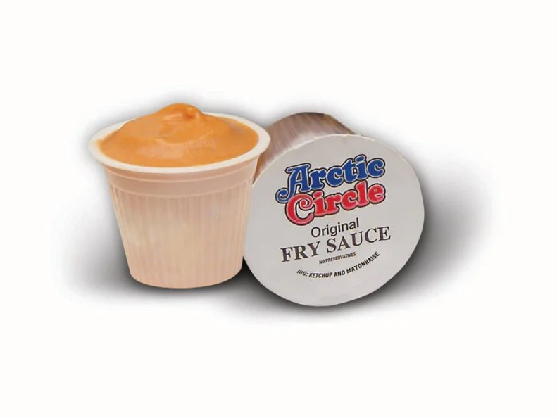 Since it was invented in Utah, Fry Sauce, a ketchup-mayo based condiment is a must-have condiment state-wide, from gourmet gastropubs to burger joints. Local fast food chain Arctic Circle (which also has locations in Idaho, Nevada, Oregon, Washington and Wyoming), is widely recognized at having created the sauce, thus dubbing their version as â  Americaâ  s first fry sauce.â   Though the Original Fry Sauce was invented more than six decades ago, the recipe â   beyond ketchup and mayonnaise â   remains top-secret. The pink-hued sauce is the dip of choice for French fries, tater tots and the fan-favorite onion rings; every year, the restaurant pours half a million pounds of Fry Sauce and diners consume more than six million one-ounce cups. Not local? The bottled sauce can be ordered online.