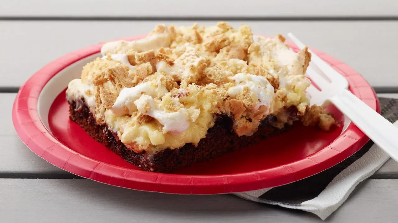 S'mores Gooey Butter Cake