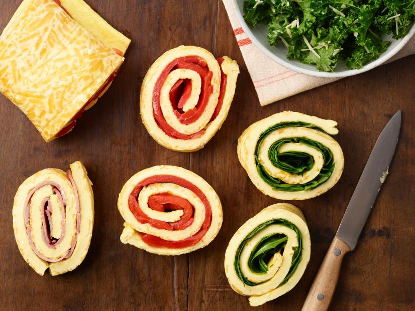 ThreeFlavor Sheet Pan Rolled Omelet Recipe Food Network Kitchen