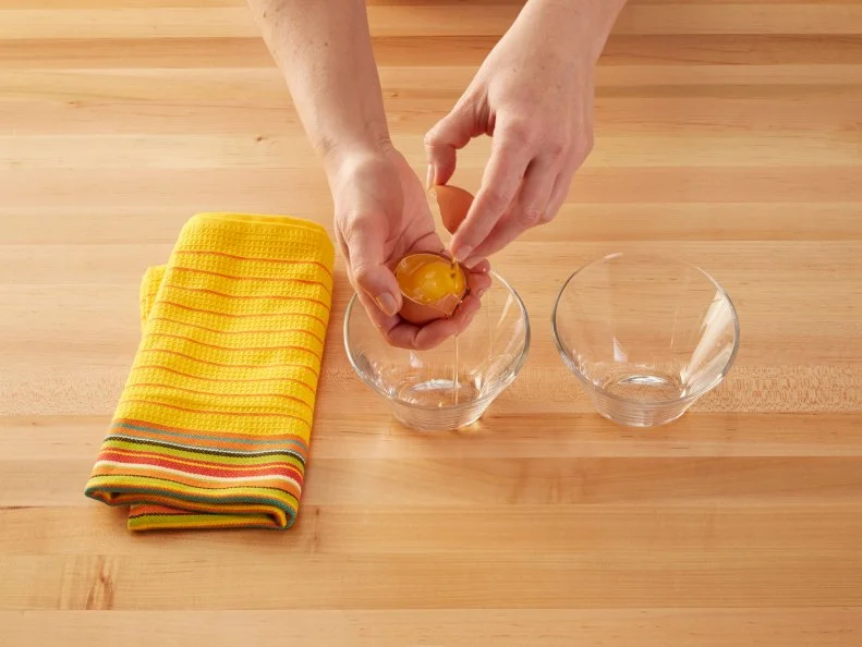 Separating Eggs - Lemon Curd Tart: Showing three different methods to separate eggs for Eatertainment, as seen on Kids Baking Championship, Season 2.