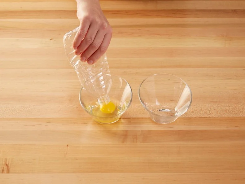 Separating Eggs - Lemon Curd Tart: Showing three different methods to separate eggs for Eatertainment, as seen on Kids Baking Championship, Season 2.