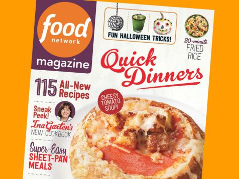 Food Network Magazine: October 2018 Recipe Index