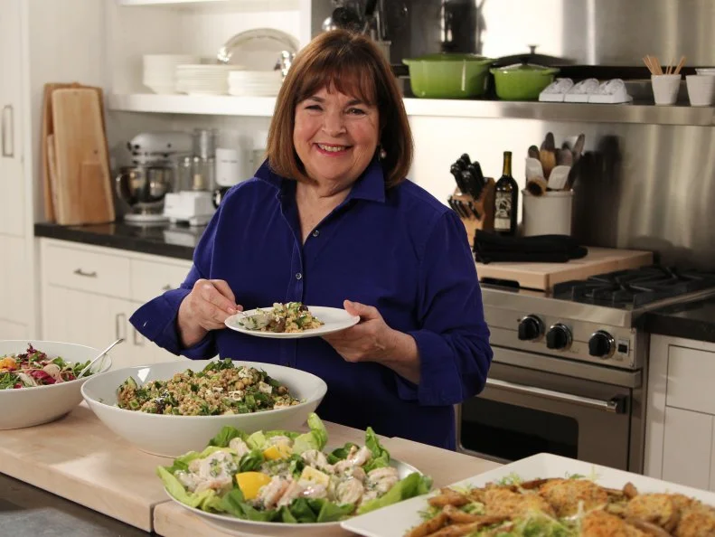 Ina Garten with Farro Tabbouleh and Feta, as seen on Barefoot Contessa: Back to the Basics, Season 15.