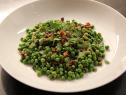 Close-up of Peas and Pancetta, as seen on Barefoot Contessa: Back to the Basics, Season 15.
