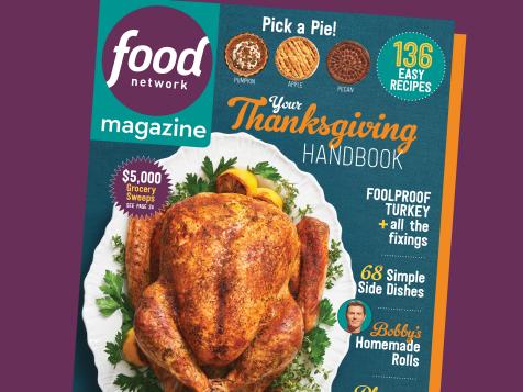 Food Network Magazine: November 2018 Recipe Index
