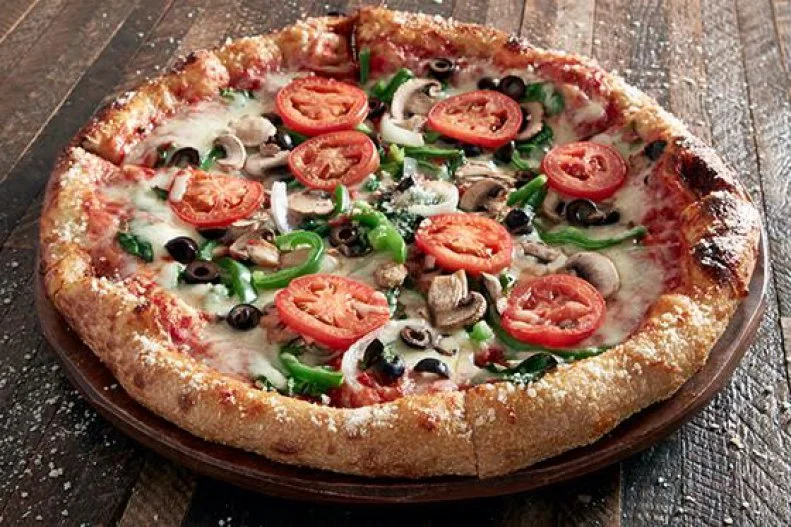 Lacto-ovo vegetarians will have their eyes on the pies at Mellow Mushroom. Not only are there mountains of the joint's signature, truffle oil-infused funghi on the Holy Shiitake pizza, but the Great White (fresh and sun-dried tomatoes, mozzarella, ricotta and provolone cheeses), Kosmic Karma (spinach, feta and pesto) and Veg Out (onions, peppers and black olives) varieties offer ample incentive for sidelining pepperoni.