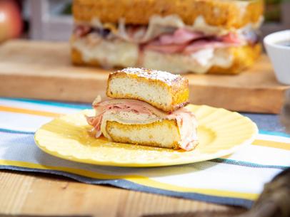 Sunny Anderson makes a Monte Cristo Breakfast Plank, as seen on Food Network's The Kitchen 